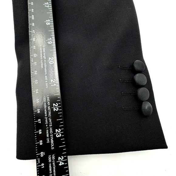 TED BAKER Men's 42R Black Wool Endurance The Party Animal 3 Button Suit Modern - Picture 10 of 15